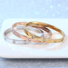 Cuff Bracelets Bangles For Women Stainless Steel Bracelet Jewelry Charm Jewelry Accessories Crystal Bracelet Loves - Image 1