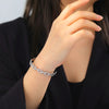 Stainless Steel Cuff Bracelet on Hand Women Geometric Flower Leaves Eye Adjustable Open Gold Color Bangle Jewelry - Image 3