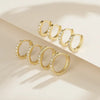 Crystal Huggie Hoop Earrings in Gold-Tone or Silver-Tone - Image 14
