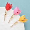 Big Tulip Flowers Brooches For Women Unisex Charming Classic 4-color Flower Plants Office Party Brooches Pins Gifts - Image 6