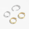 Geometric Hoop Earrings 12mm 14mm or 18mm - Image 5