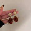 Vintage Irregular Resin Drop Dangle Earrings For Women Geometric Water Droplet Earrings Wedding Ear Jewelry K - Image 15