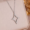 4Pcs/1Pcs Creative Four Pointed Star Shiny Zircon Earring Necklace Bracelet for Women Hollow Geometric Party Jewelry - Image 13