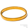 60mm 316L Stainless Steel Round Smooth Bracelet Bangle Women Minimalist Gold Color Texture Charm Jewelry - Image 9