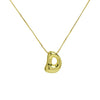 Creative A-Z Balloon Bubble Letter pendant Neckalce for Women Gold Plated Chunky Initial Necklaces Jewelry Birthday Gift - Image 27