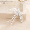 Aomogo Stainless Steel Broochs Personality Pin Designs Drawing Swallow Brooch For Women Jewelry Banquet Creative Gifts - Image 3