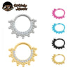 Nose Daith Tragus Ear Piercing Beads Segment Hinged Nose Clickers 8mm/10mm 16G Cartilage Nose Ring Body Jewelry Anodizing - Image 1