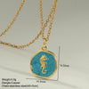 Bohemian Enamel Moon Star Necklace For Women Cute Shell Heart Collars Stainless Steel Long Chain Choker Summer Beach Jewelry - Image 5