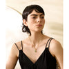Stylish Green Glass Crystal Water Drop Pendant Necklace for Women 316l Stainless Steel Cast Gold Color Jewelry - Image 4