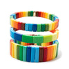 Colorful Acrylic Bead Bangle Set in Multiple Designs - Image 14