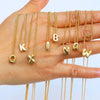 Tiny Gold Color Bubble Balloon Initial Letters Charms Chocker Necklaces for Women Single Alphabet Chains Personalized Jewelry - Image 36