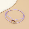 Simple Unisex Bracelet 3 Metal Round Circle Accessory Adjustable Men's Rope Bracelet for Women Jewelry Gifts - Image 9
