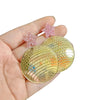 Transparent Shiny Round Laser Acrylic Earrings Vintage disco Ball Mirror Laser Creative pentagram Dangle Earrings - Image 9