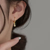 Silver Zircon Hoop Earrings For Women Punk Jewelry Gold Accessories - Image 3