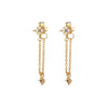 Cubic Zirconia Long Tassel Drop Earrings For Women Star Moon Chain Pendant Piercing Earring Korean Jewelry - Image 11