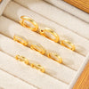 8pcs Crystal Circle Huggie Hoop Earrings for Women Simple Small Round Dangle Drops Earring Punk Jewelry Gifts - Image 4
