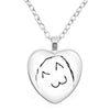 Rage Comic Necklace Derp Face Trollface Funny Meme Cartoon Glass Heart Shape Pendant Chain Necklace Charm Jewelry Collect Gift - Image 13