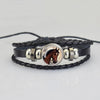 Horse Head Pattern Black Leather Bracelet Men Wrap Bracelet Horse-riding Lovers Gift - Image 12