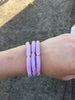 3Pcs Bohemain Acrylic Bamboo Stackable Bracelets Set for Women Marble Color Stretchy Resin Tube Beads Bracelet Bangles Jewelry - Image 27