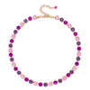 8mm Cubic Zirconia Necklace For Women Round Shape Crsytal Claw Setting Colorful Zircon Chokers Beads Neck Jewelry - Image 14