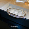 Shiny Cubic Zirconia Embellished Gold Silver Plated Bangle Bracelets for Women Party Wedding Daily Wear Jewelry - Image 6