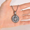 Stylish Mens Compass Necklace,Rock Punk Stainless Steel Compass Pendants Male Collar Jewelry - Image 4