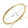 Stainless Steel Gold Color Thick Tube Open Bangle For Women Girl Hiphop Cuff Bracelet Jewelry - Image 12