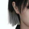 Silver Color Zircon Star Detachable Stud Earrings for Women Punk Jewelry Personality Silver Needle Accessories - Image 2