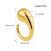 Vintage Stainless Steel Rings for Women Punk Chunky Irregular Smooth Adjustable Open Ring Jewelry Weddings Gifts - Image 13