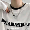 Hip Hop Zircon Star Double Layer Necklace For Men Women Charm Titanium Steel Pendant Chain Unisex Jewelry - Image 18