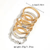 Exaggerated Jewelry Sets Women Color Block Multi Layer Stackable Necklaces Bracelets Elegant Banquet Jewelry Accessories - Image 6
