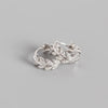 Chain Hoop Piercing Earring with Square and Waterdrop Details - Image 31
