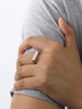 Stainless Steel Signet Rings for Men Women Minimalist 4mm Wide Finger Rings Wedding Couple Jewelry Gift - Image 2