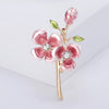 Enamel Hydrangea Brooches for Women Unisex Pearl Flower Pin Plant Lapel Pins Office Party Friend Gifts Jewelry Accessories - Image 23