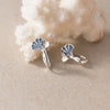 Silver Hollow Butterfly Stud Earrings For Women Jewelry Accessories Prevent Allergies - Image 21