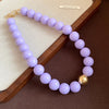 Multi-color Smudging Round Beads Acrylic Choers Necklaces Retro Smudging Resin Collarbone Chain Charms Party Jewelry Gifts M1 - Image 19