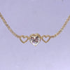 Elegant Choker Iced Out Tennis Chain Necklace For Women Luxury Heart Cubic Zircon Crystal Wedding Party Neck Accessories Jewelry