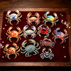 Skeds Cancer Zodiac Crab Brooch Retro Sea Animal Lapel Pin Constellation Jewelry Birthday Gift for Cancer Ladies Gentlemen - Image 1