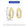 U Shape Hoop Earrings in Many Styles - Image 86