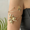 Ftcy Elegant Sexy Floral Open Cuff Armlet For Women Vintage Boho Enamel Glaze Craft Upper Arm Bracelet Beach Body Jewelry Gift - Image 5