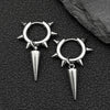 Punk Spike Rivet Hoop Earrings For Women Men Ear Studs Stainless Steel Gothic Hip Hop European and American Earring Jewelry Gift - Image 12