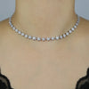 Bling Full Cz Star Tennis Chain Necklace for Women Cubic Zirconia Paved Choker Necklace Jewelry Gift - Image 5