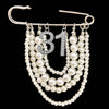 Handmade Metal Pearl Chain Greek Sorority Rhinestone Initial Number1 To Number 31 Brooches Apparel Jewelry - Image 24