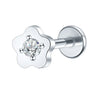 Stainless Steel Labret Piercing Stud with 16 Gauge and 1.2 x 8 mm Post - Image 30
