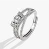 Beads Ring Fidget Spinner Rings Korea Crystal Butterfly Flower Star Moon Ring Jewelry Gift - Image 23