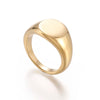 Signet Ring Stainless Steel Ring Classic Hipster Unisex Square Signet Ring Pinky Finger Ring Mens Small Signet Ring - Image 8