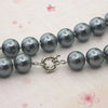 Jewelry for Women 12mm Black Imitation Pearls Necklace Bracelet Earring Set Girl Christmas Wedding Gift Design Manufacturing - Image 6