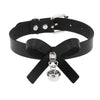 1Pc Harajuku Gothic Spike Rivet Star Necklaces Collares Hip Hop Rock Black Bowknot PU Lace Leather Sexy Y2K Girl Choker Jewelry - Image 27