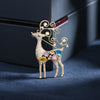 Elk Deer Crystal Pearl Brooches Badges for Women Men Party Festival Animal Pins Corsage Christmas and Year Gifts - Image 5