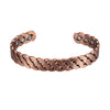 Copper Bracelets Twisted Handmade Braided 12mm Adjustable Bangles High Magnet Jewelry Resizable Cuff - Image 8